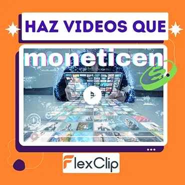 Haz videos que moneticen FlexClip