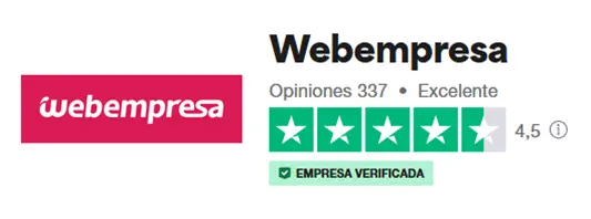 Webempresa Trustpilot