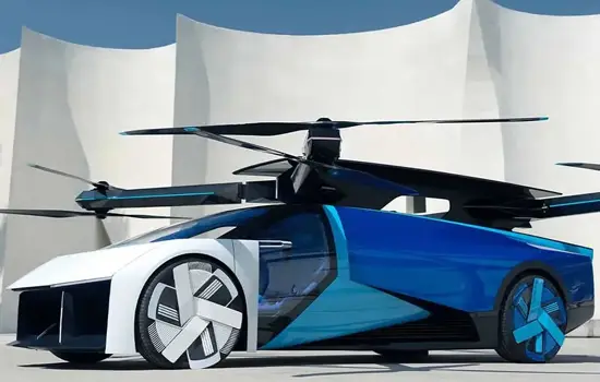 El auto volador en el CES 2024 Xpeng Aeroht Productos Innovadores