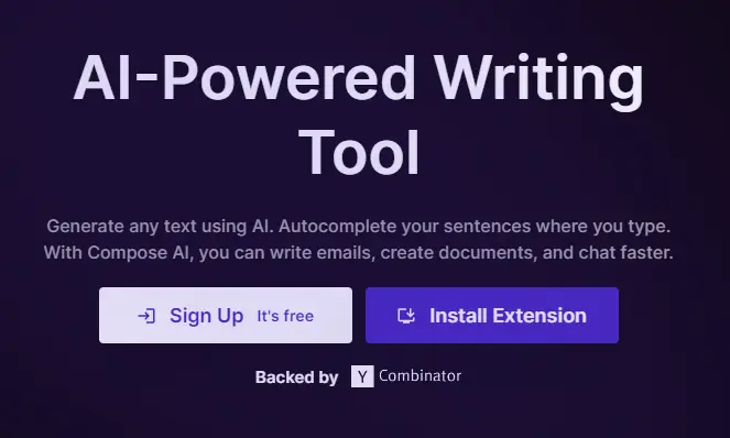 Compose AI Herramienta gratuita de IA