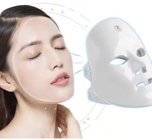 Máscara Facial LED con carga USB