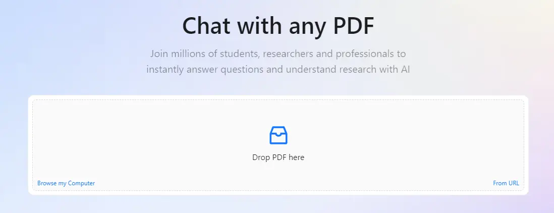 ChatPDF Herramienta gratuita de IA