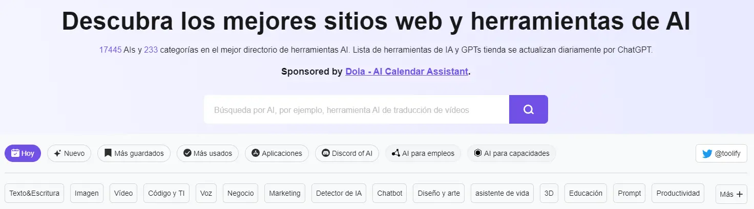 Toolify Herramienta gratuita de IA