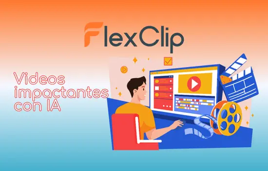 Flexclip Videos impactantes con IA o con plantillas espectaculares