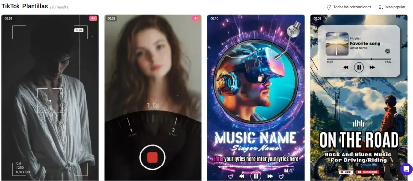 Plantillas FlexClip AI Modelo de Negocio Digital