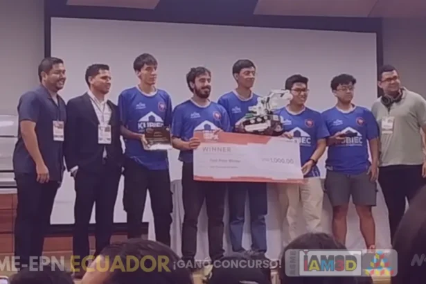 Estudiantes de EPN Ecuador ganaron IAM3D en Colombia