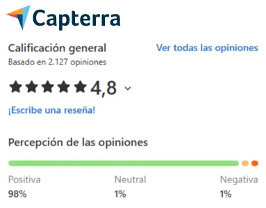 Calificación de Systeme en Capterra