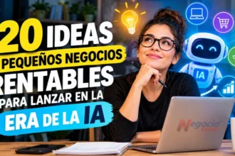 20 ideas de pequeños negocios rentables para lanzar en la era de la IA